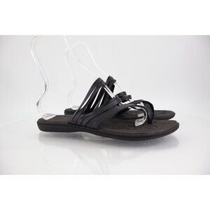 Born BOC Pawel Sandal Women's Size 11 Thong Slide Black Vegan Flip Flop Flat